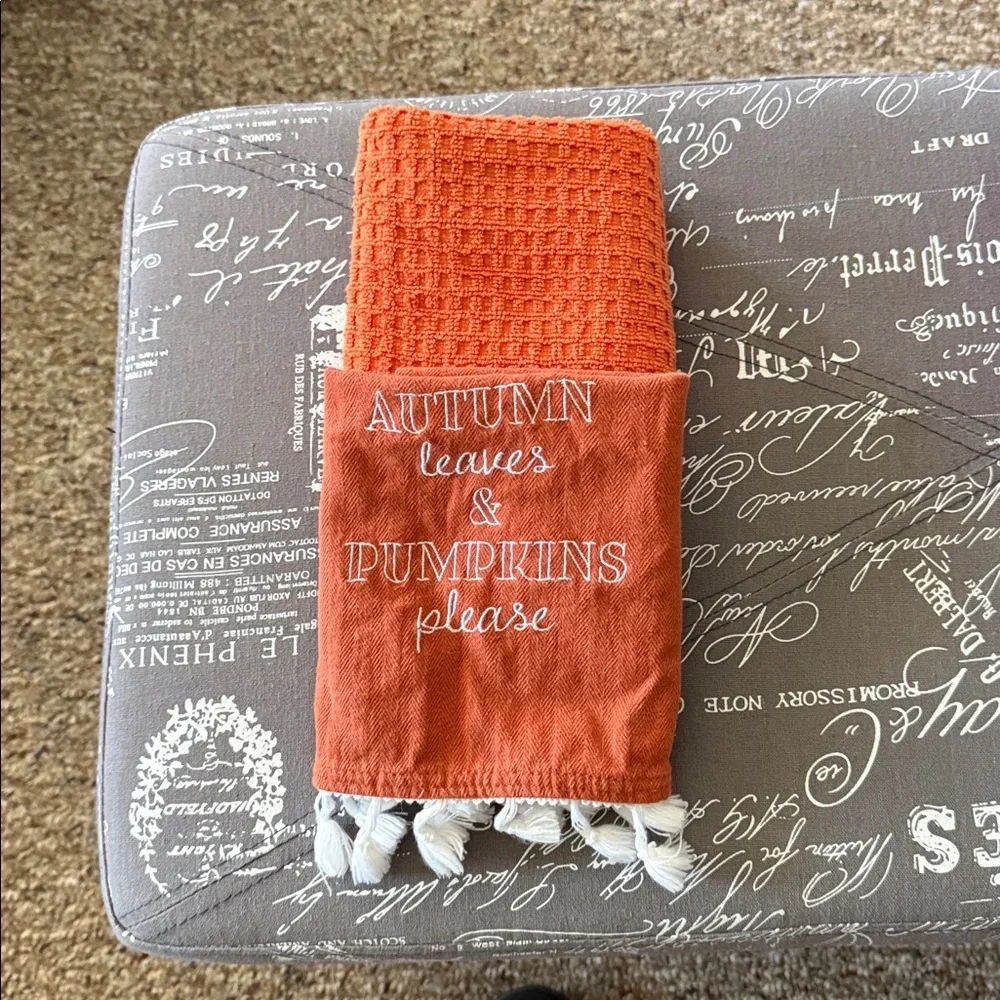 Holiday themed kitchen towels